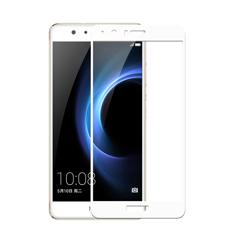 SINHONG 9H Full Coverage Tempered Glass Cover For Huawei Honor V8 Screen Protector Explosion Proof Film 2.5D With Retail Package | Мобильные