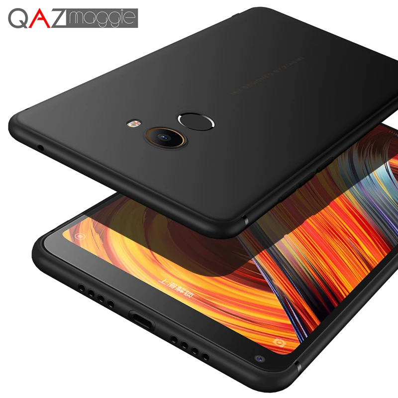 Ультратонкий чехол Xiaomi Mi MiX 2 с защитой от отпечатков пальцев 0 6 мм матовый из ТПУ