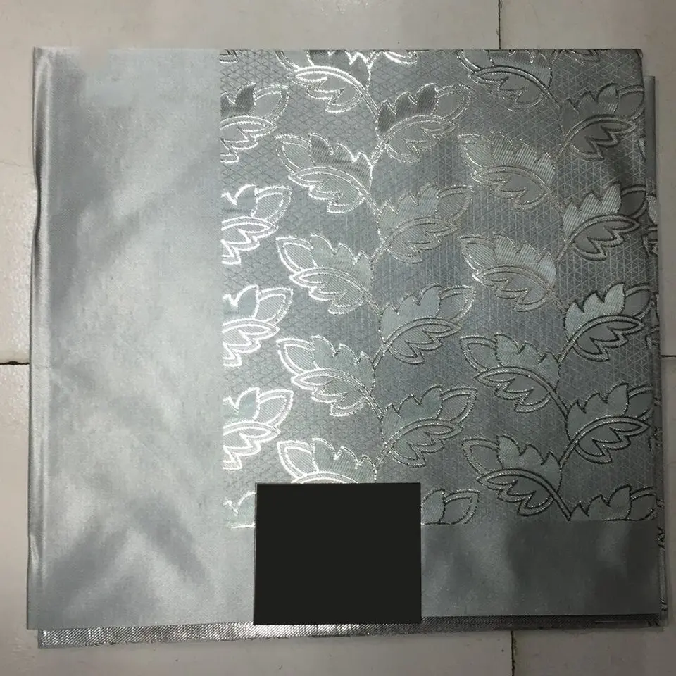 Новый Серебряный африканских gele headtie свадьбы 2018 в нигерийском стиле Sego Геле и