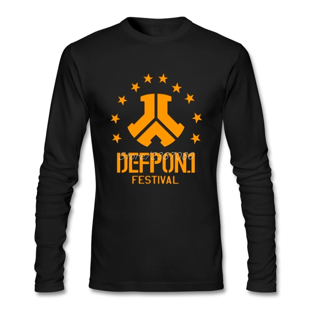 Defqon.1 футболка из хлопка на заказ мужские футболки с длинным рукавом модные 2020