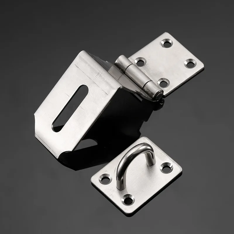 Novel Stainless Steel Hasp Staple Gate Door Shed Latch Lock For Padlock Shipping | Обустройство дома