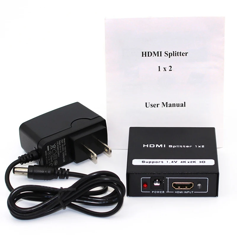 HDMI сплиттер 1x4 1x2 аудиотрактор 1 в 2 или 4 hdmi кабелях HD видео Аудио Синхронизация