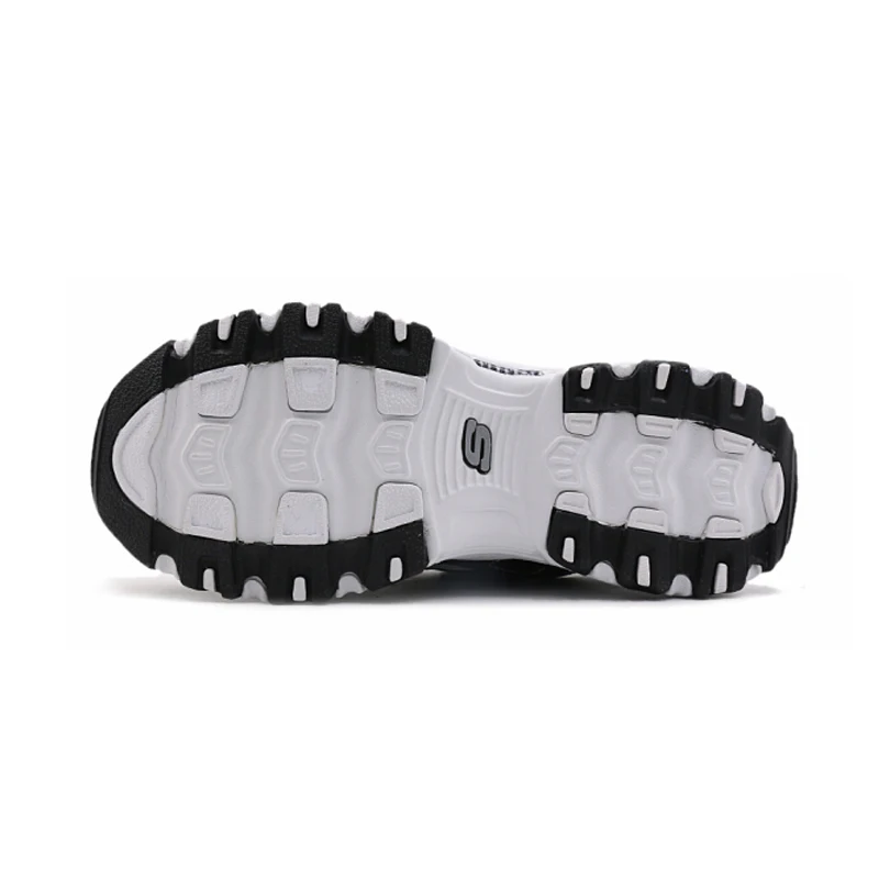Skechers Shoes Woman D'lites Casual Shoes Woman Platform Comfortable Breathable Shoes Sneakers Basket Femme Krasovki 11422-BKW