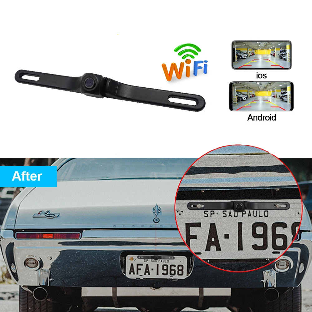 Новое поступление 2019! Американский автомобильный номерной знак с Wi Fi передняя