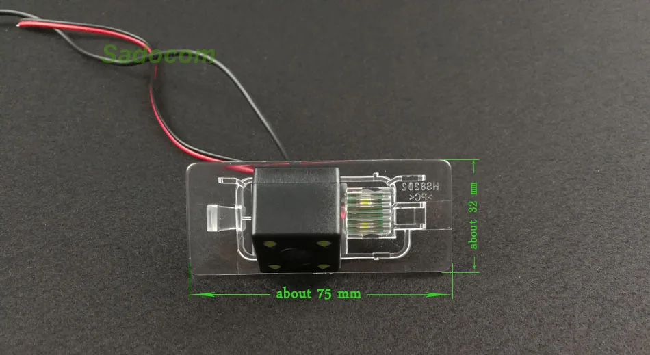 Автомобильная камера заднего вида CCD HDNight Vision водонепроницаемая парковочная 140