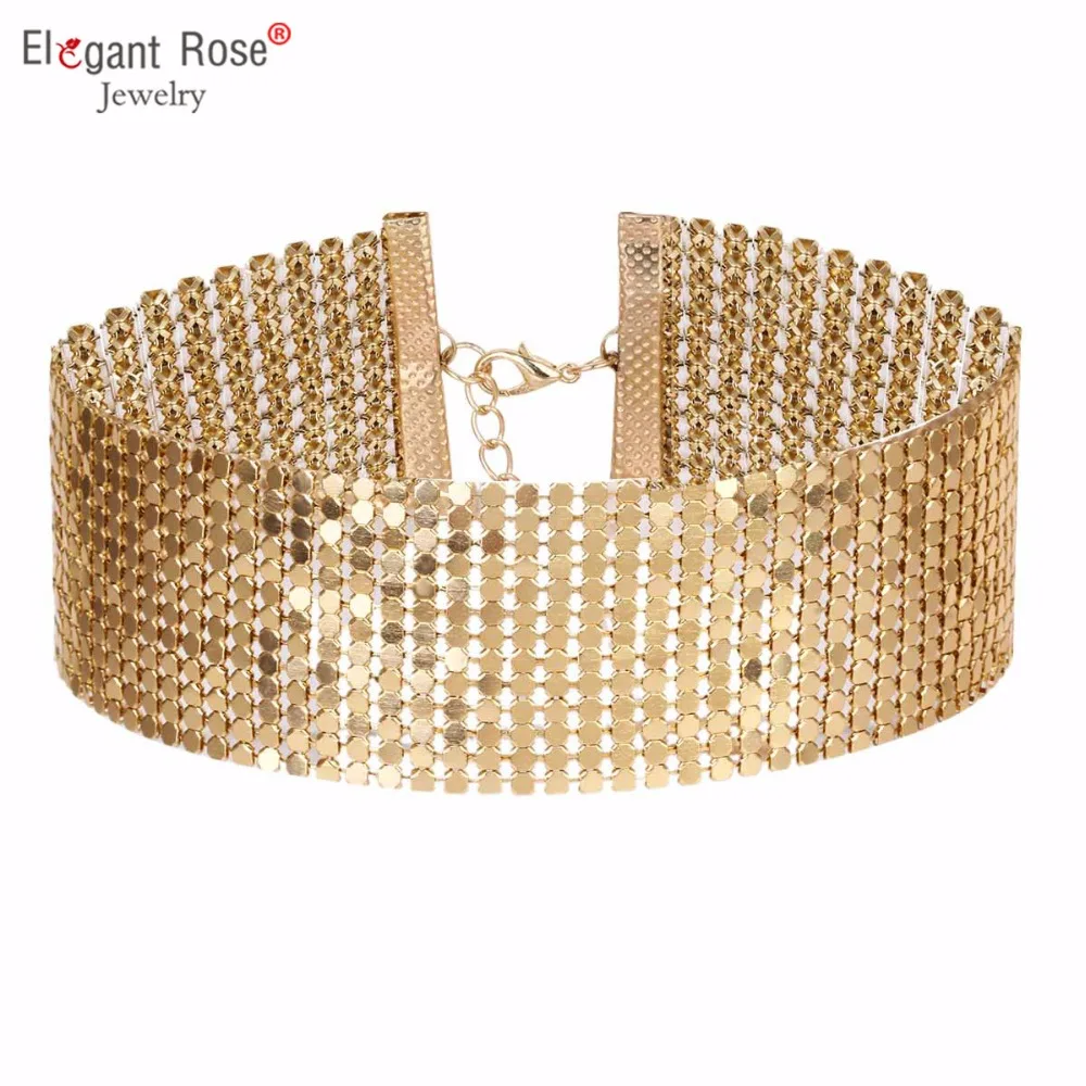 Элегантное розовое модное Макси ожерелье-чокер для женщин Свадебные широкие