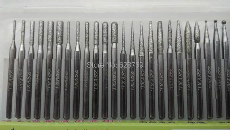 Роторный инструмент RZZ Dremel сверло алмазные Буры буровое долото набор для