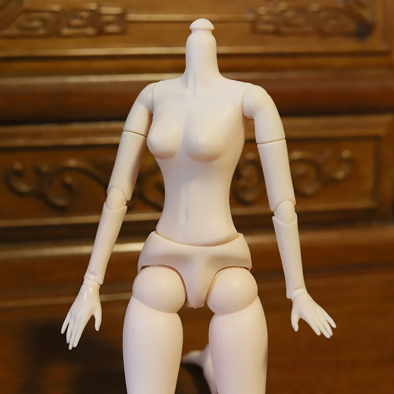 36 см 22 подвижное соединение BJD кукла Женская голая нудированная тело 3D глаза лысая голова DIY Макияж кукла игрушки для девочек подарок