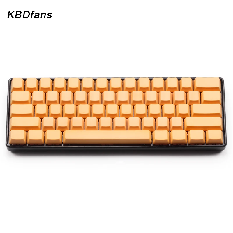 Белый черный оранжевый синий пустой толстый PBT OEM профиль 61 ANSI Keycaps для MX Switches dz60 gh60
