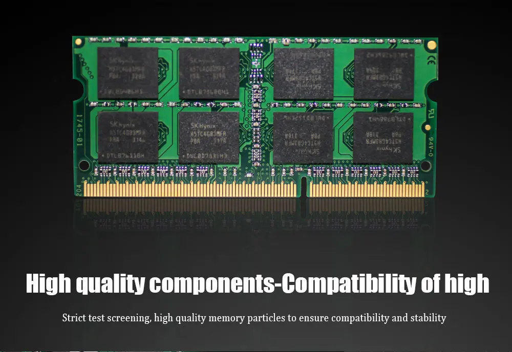 Reeinno ram ddr3 8GB 1600MHz 1 35 V NON ECC 12800 МБ/с. S 204pin пожизненная гарантия Одиночная Память