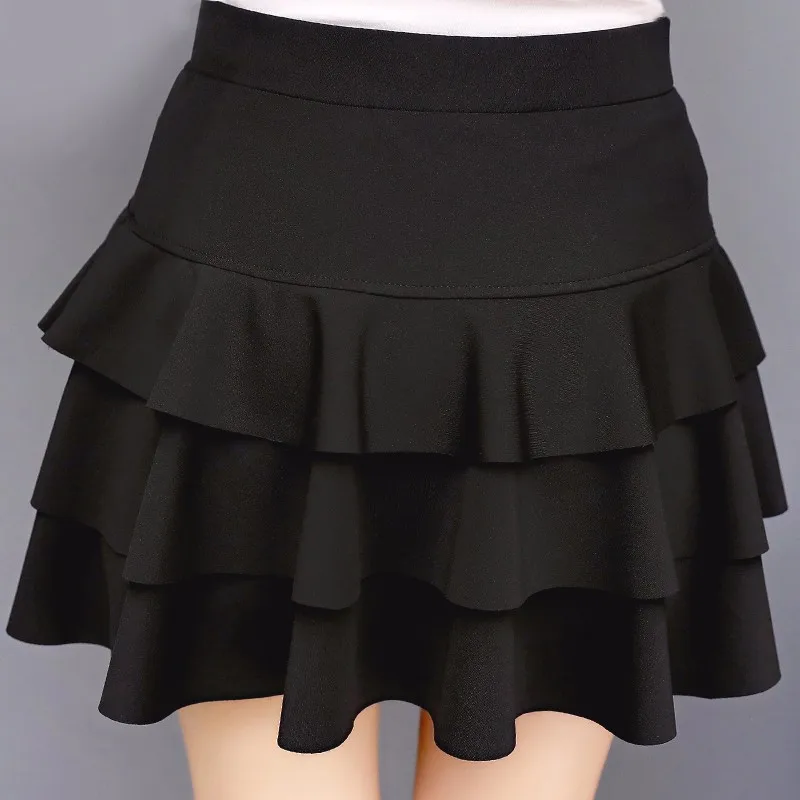 

Girls Sweet Pleated Skirts Above Knee Mini Skirts Women Summer Clothing Plus Size S-4XL