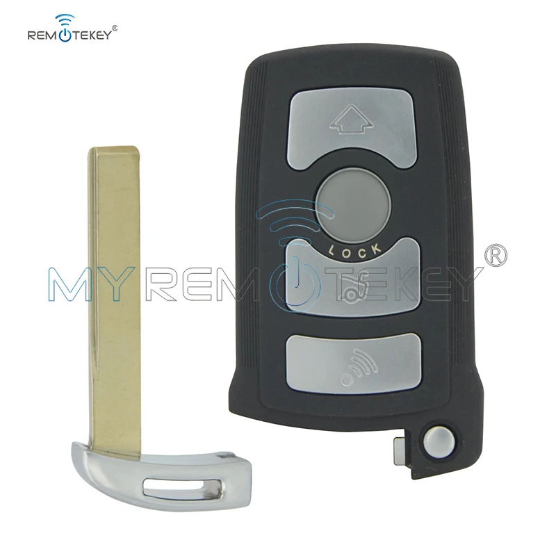 

Remtekey Smart key 4 button LX 8766 S for BMW 7series 2002 2003 2004 2005 2006 2007 2008 CAS1 315mhz