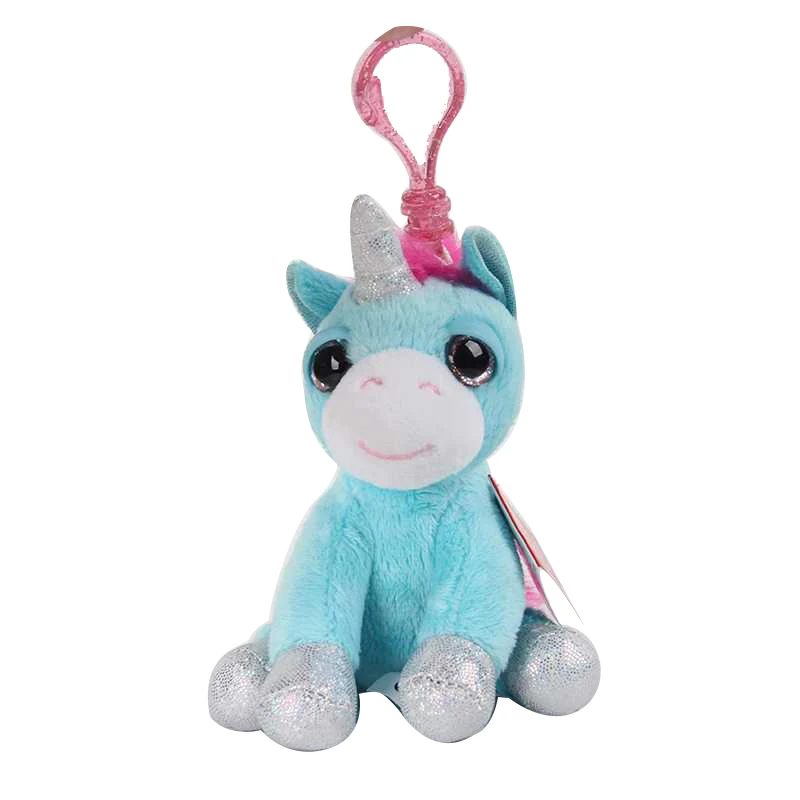 Горячая продажа 14 см единорог плюшевые игрушки куклы Детские вечерние брелок