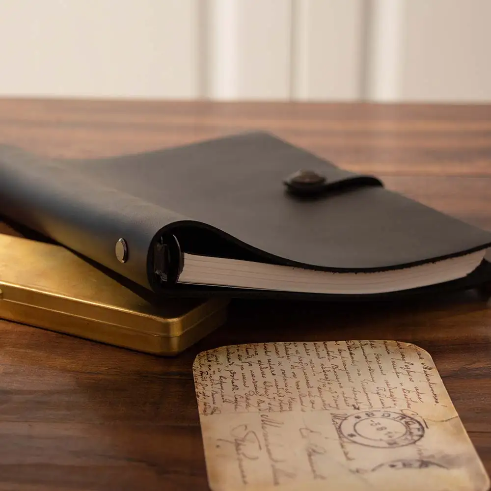 Винтажный персональный блокнот из воловьей кожи a5 с вкладышами дневник