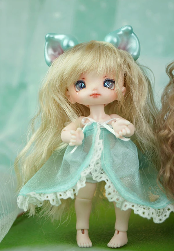 BJD 1/12 Детская модель кукла с ладонью шарнирные глаза бесплатная доставка