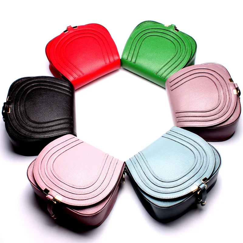 2017 Lovely Girl Cowhide Small Crossbody Bag Women Messenger Bags Genuine Leather Lady Famous Brand Women's Shoulder | Багаж и сумки