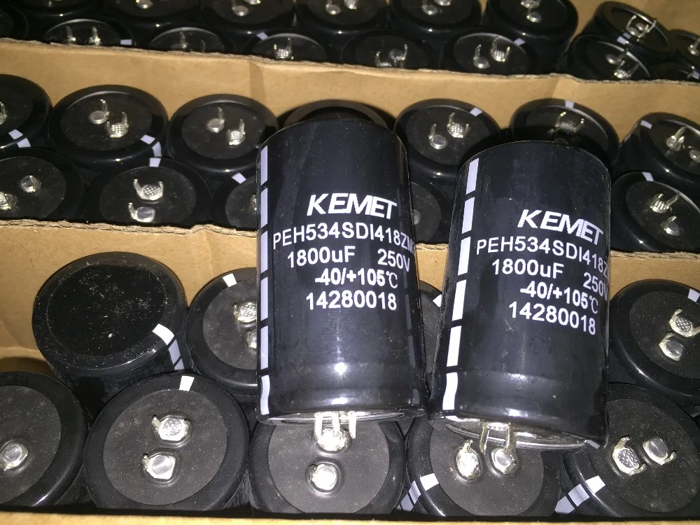 Новый алюминиевый электролитический конденсатор KEMET 1800 мкФ 250v 35x60mm Odroid real