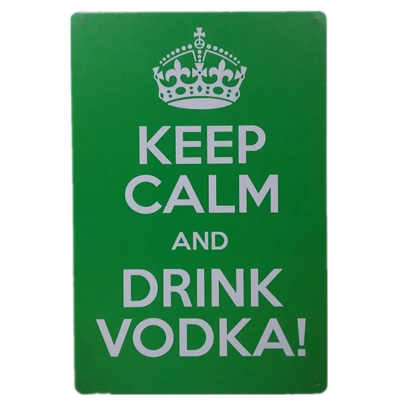Новое поступление европейский стиль железный лист живопись Ретро Keep Calm