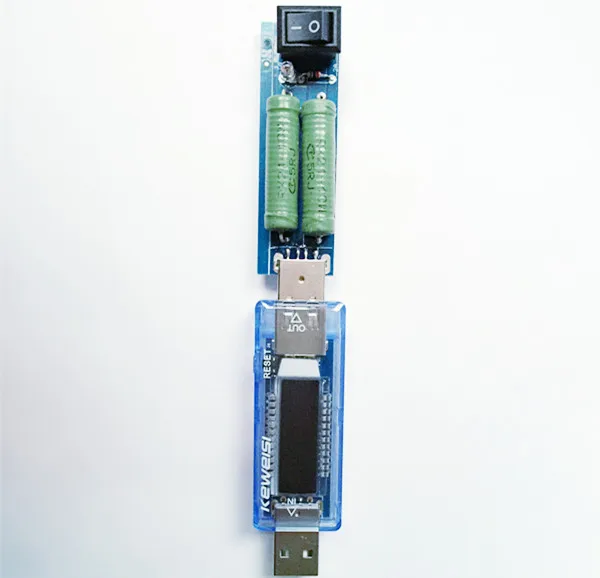 10 шт./лот USB тестер детектор напряжения тока измеритель мощности с 2A/1A
