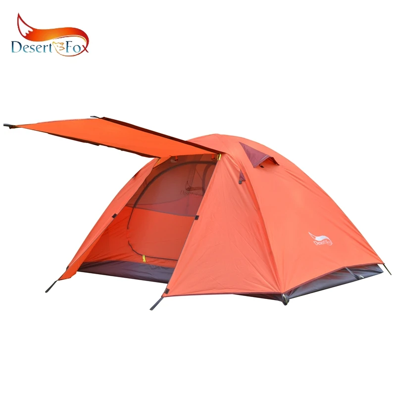 Desert&Fox 2-3 People Camping Tent, Aluminum Poles Outdoor T