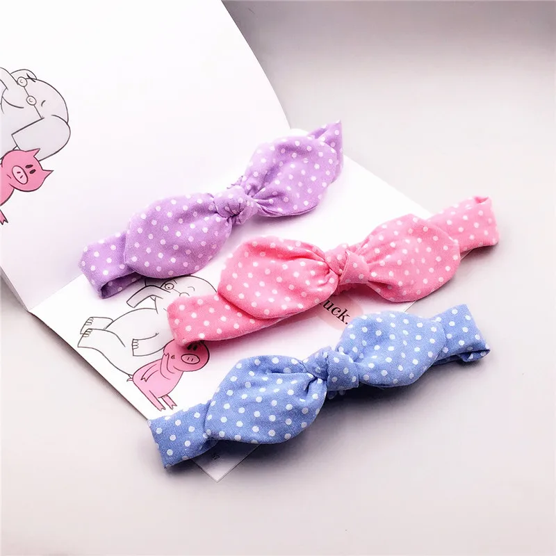 Милые девушки оголовье детей резинки для волос Головные уборы Девушка бант