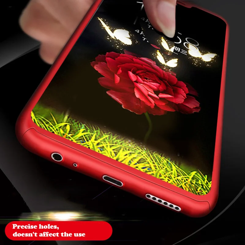 Missbuy 360 Degree Full Cover Phone Cases For Vivo Y83 Y85 Y71 Case Shockproof Fundas Couqe With Tempered Glass | Мобильные телефоны