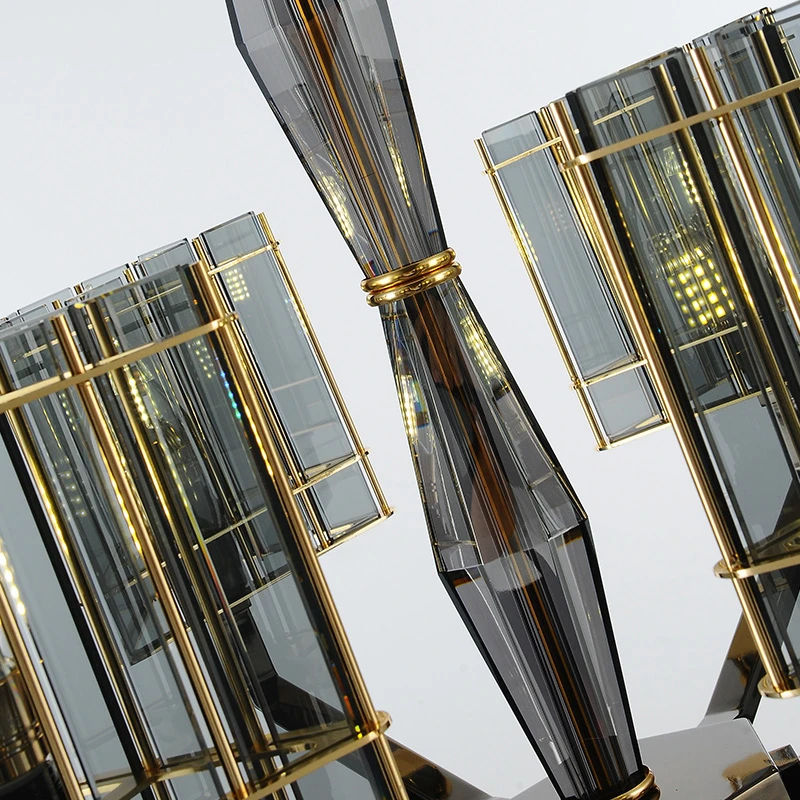 Современная стеклянная люстра роскошное художественное украшение 8 головок