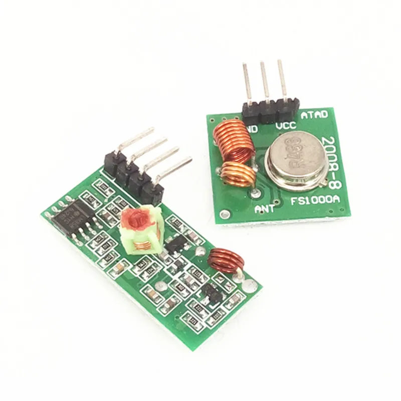10set 315Mhz/433Mhz Rf Transmitter and Receiver Module Kit for arduino Raspberry pi Wireless Diy | Электронные компоненты и