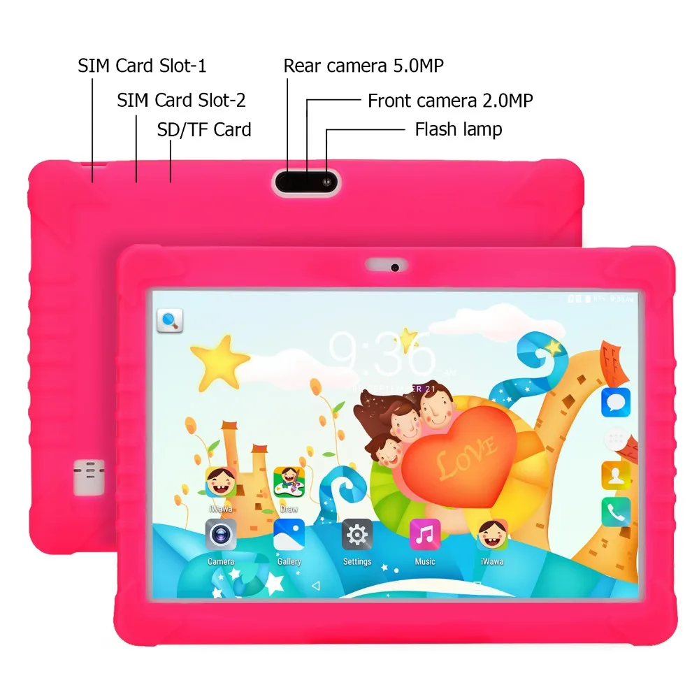 SANNUO Новая коллекция одежды для маленьких детей обучения tablet10.1inch 1 + 16 ГБ Android 6 0
