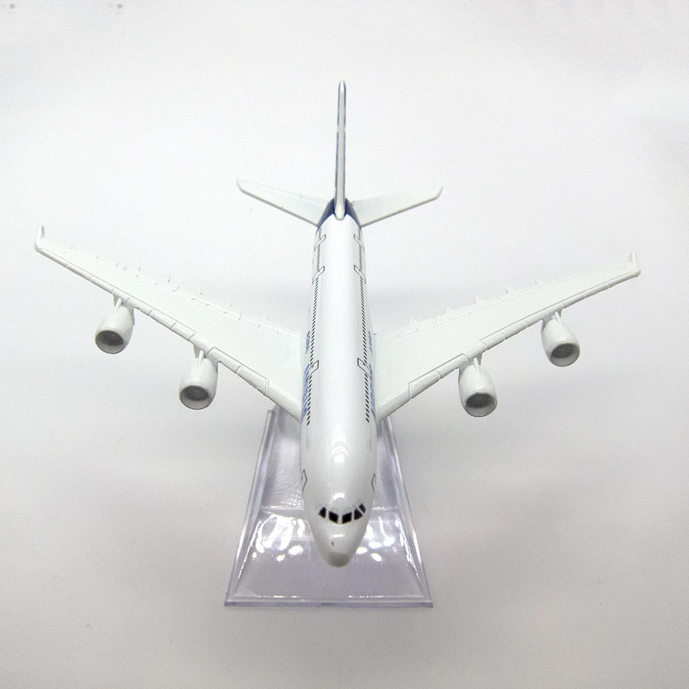 Модель самолета A380 Airbus A380 14 см, модель самолета из сплава, игрушки для детей, подарок для коллекции, 1/400