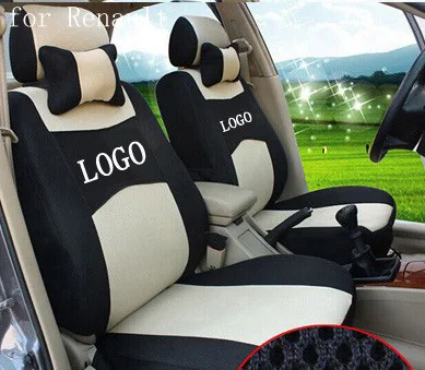 front 2 seat cover For Renault Fluence Latitude laguna red ventilate firm logo Car Seat Cover | Автомобили и мотоциклы