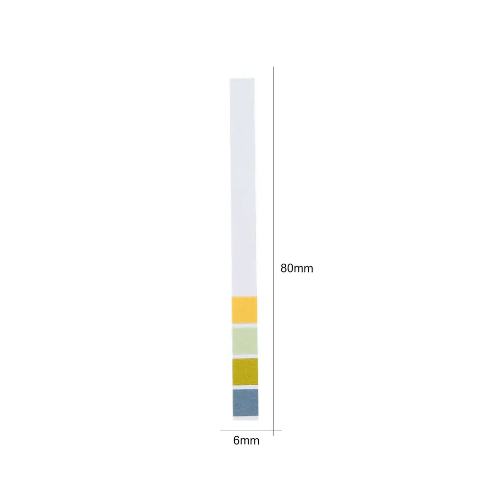 

100 Strips 0-14 PH 4 Color Test Paper Alkaline Acid Indicator Meter Roll For Water Urine Saliva Soil Litmus Testing Measuring