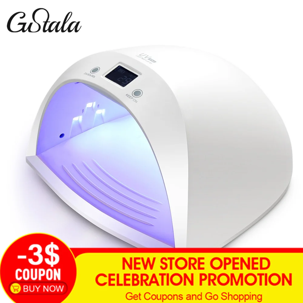 Gustala UV3Plus 60 Вт перезаряжаемая Сушилка для ногтей 27 светодиодов светодиодная УФ