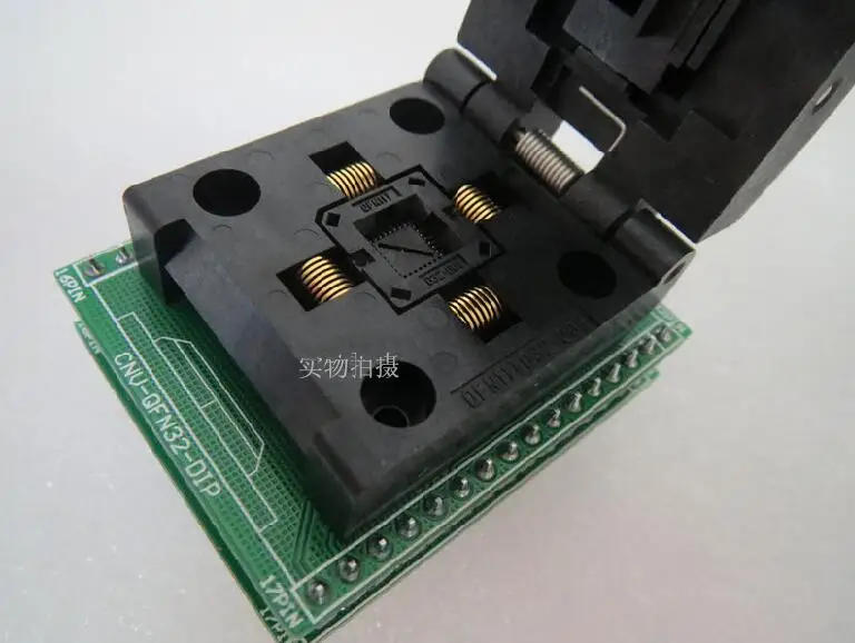 Оригинальный IC тестовый гнездо QFN32 QFN33 переходник для горелки QFN32-DIP32 размер 5x5 мм