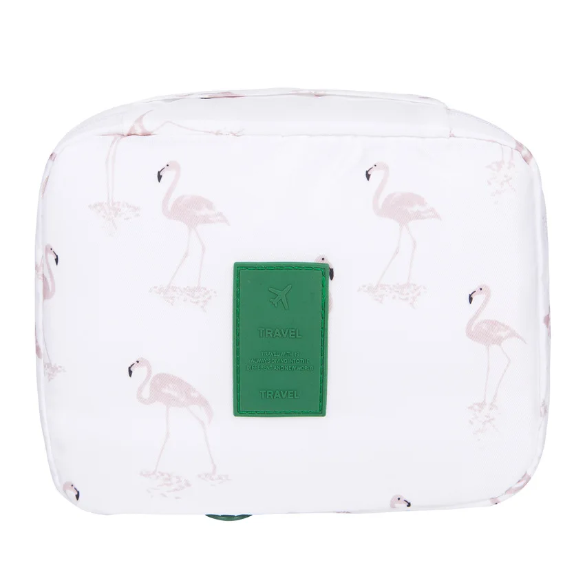 Flamingo Новинка, женская косметичка,, многофункциональные косметички, дорожные туалетные принадлежности, органайзер, водонепроницаемый, женский, для хранения, косметички - Цвет: Flamingo