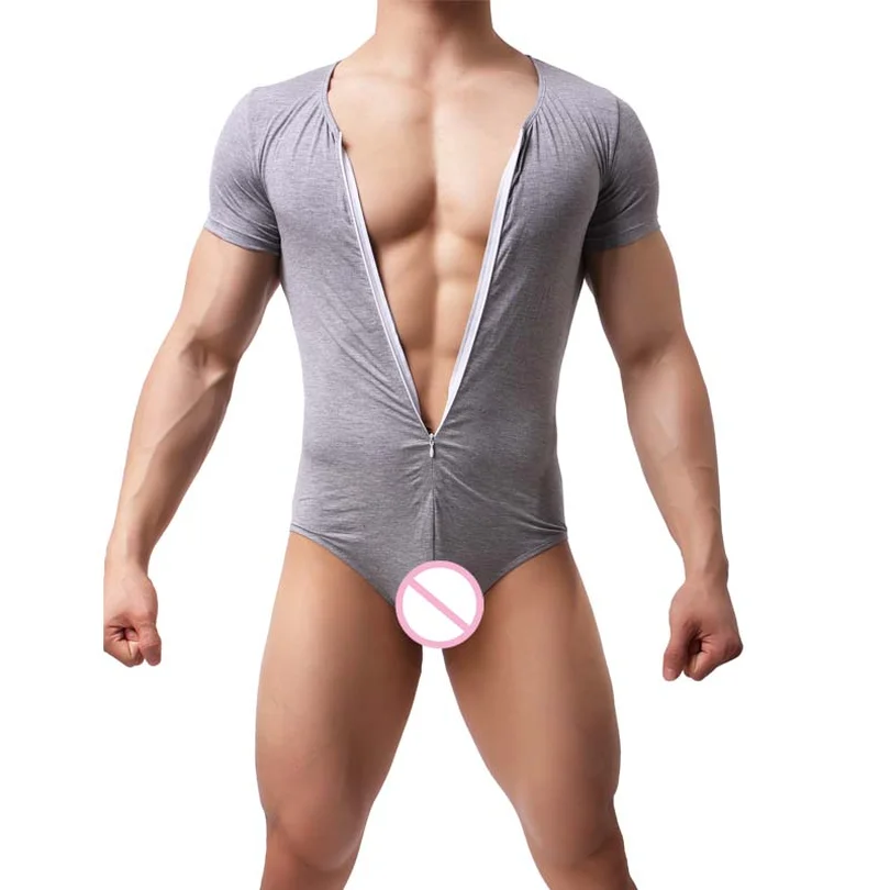 Новый 2018 Эротическое белье Горячая Мужская Wrestling Singlet Тедди боди модальные