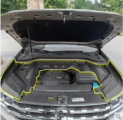 Высокое качество для Volkswagen TERAMONT- пластиковый моторный отсек водонепроницаемый, пылезащитный, защитный чехол