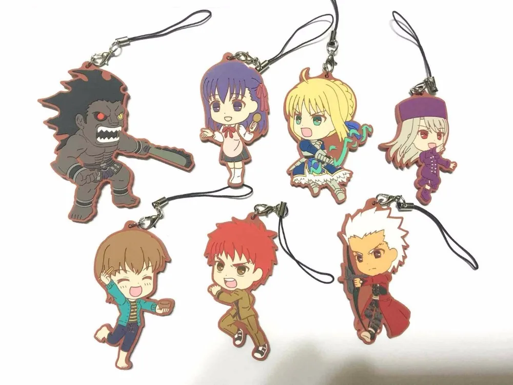 7 шт./лот Fate Stay Night вариантов выбирается в произвольном порядке оригинальный