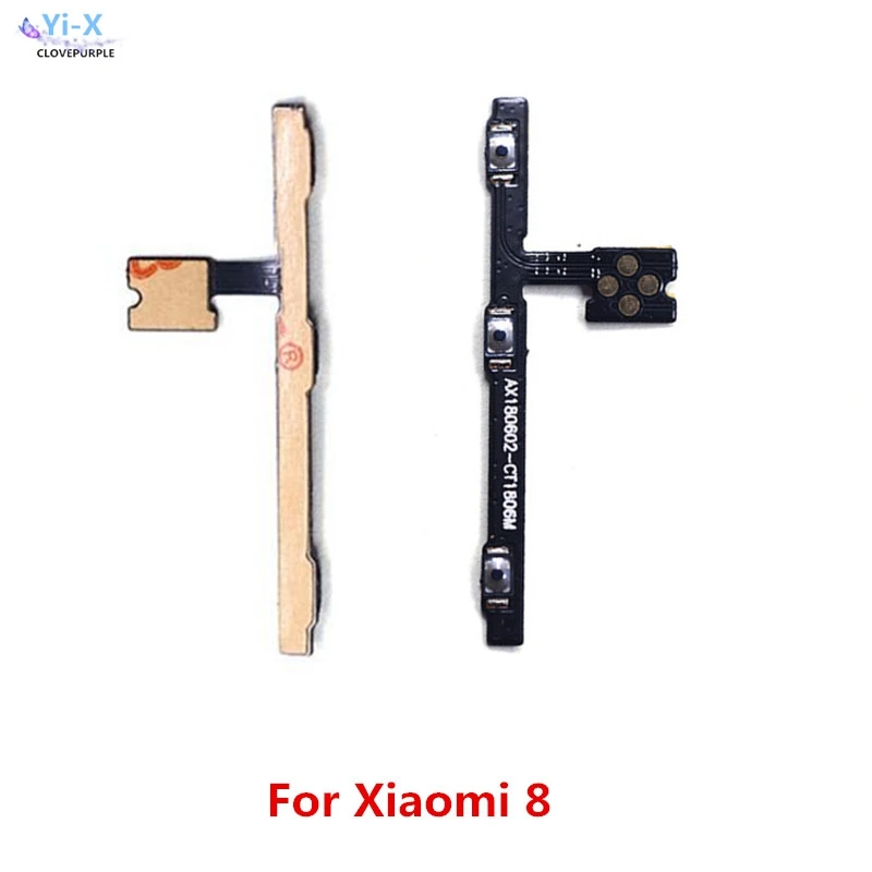 Гибкий кабель для Xiaomi 8 /Mi8 /Mi кнопка включения/выключения звука увеличения