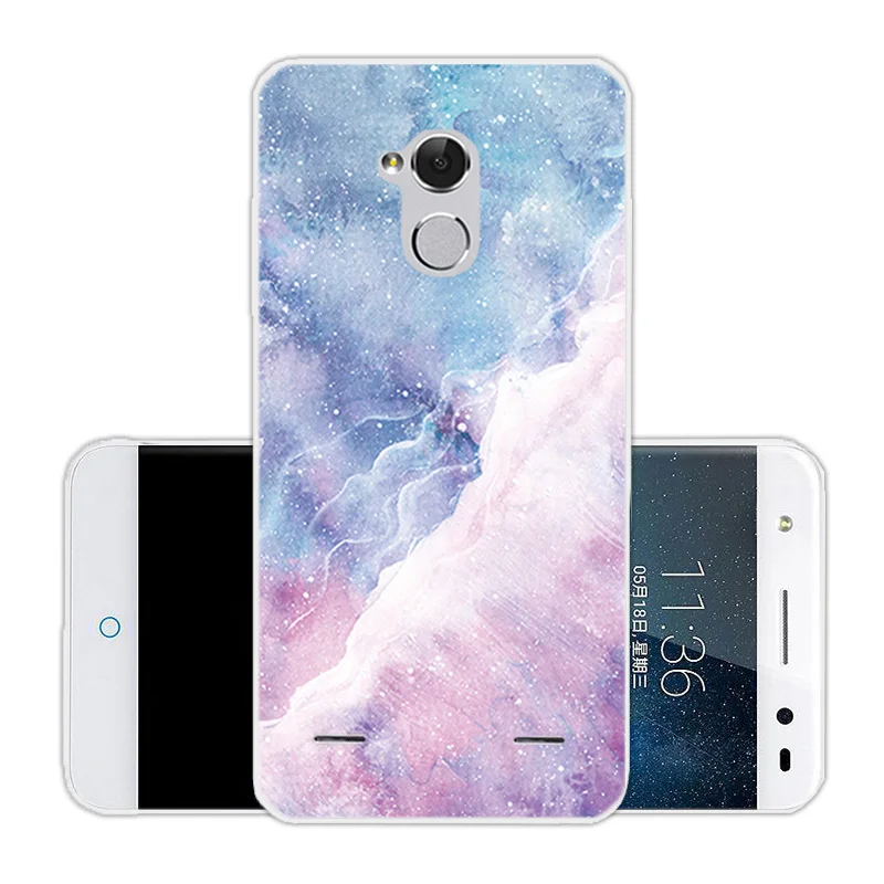 Прозрачные чехлы для телефона ZTE Blade V7 Lite мягкие силиконовые с камнями 5 0 дюйма