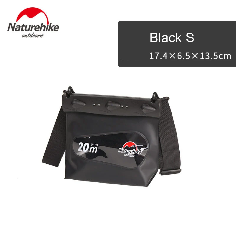 Black S Naturehike открытый плавательный дрейфующий Дайвинг подводный ПВХ водонепроницаемый мешок сухой мешок для хранения рафтинг спортивная сумка NH17F001 - Цвет: Black S