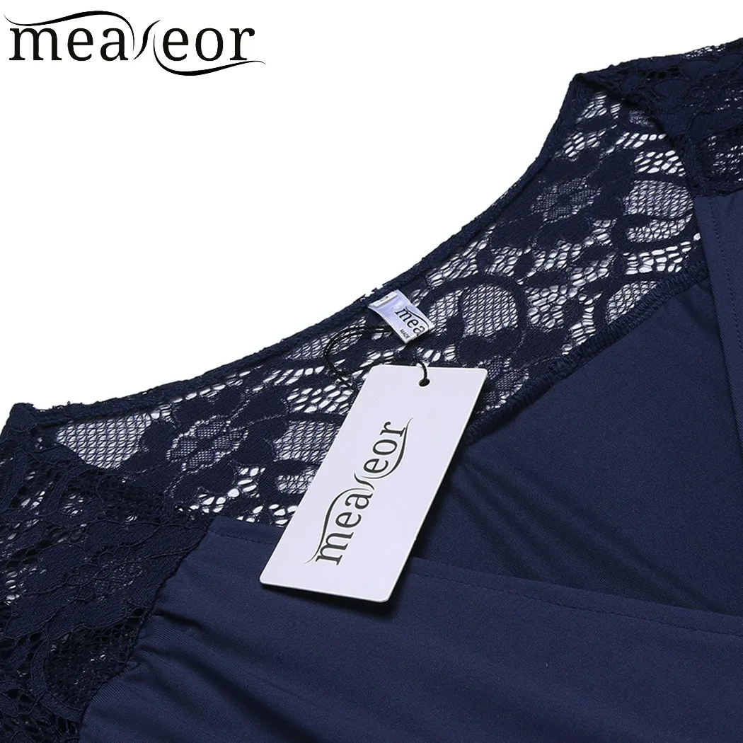 Meaneor сексуальное кружевное лоскутное хлопчатобумажная ткань обтягивающая