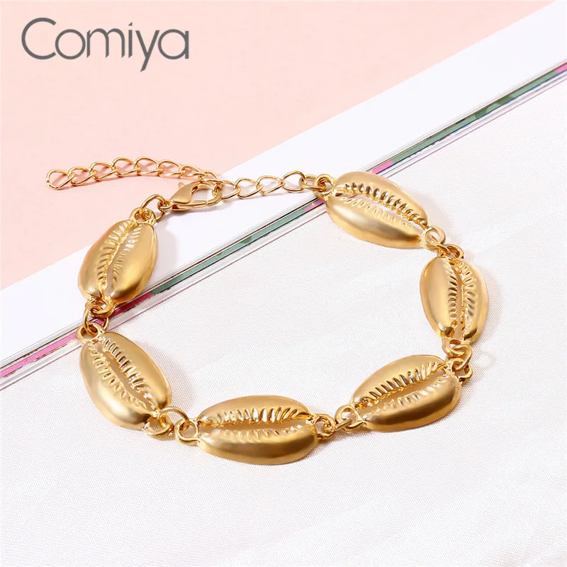 Comiya Aliexpress Bracelets For Women Pulseira Feminina Ethnic Zinc Alloy Simple Personality Gold Color Bracelet Bijoux | Украшения и