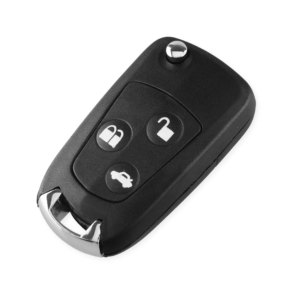 Брелок KEYYOU для Ford 3 кнопки раскладной корпус автомобильного ключа дистанционного