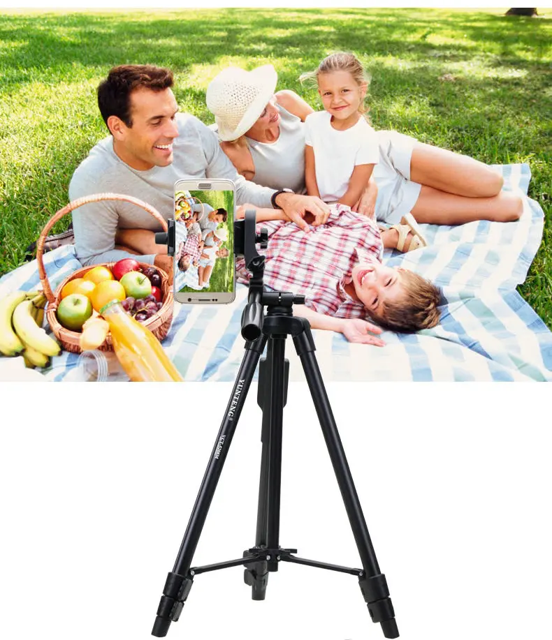 Новинка 5208 штатив портативная 3 сторонняя головка + сумка для камеры Nikon Sony Canon|tripod