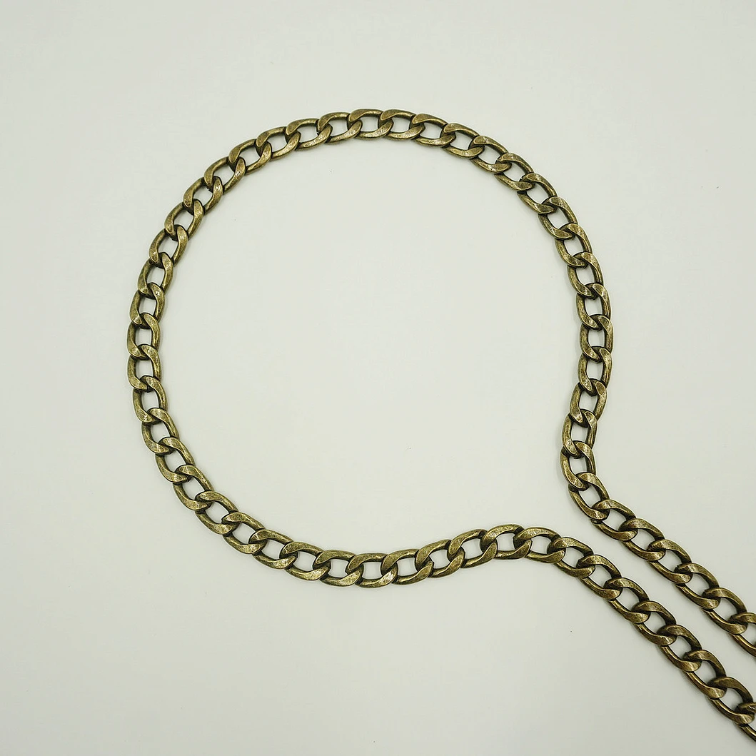 extra thick necklace chains for bag, phone case, dog collar,jewelry making materials diy decoration accessories - Цвет: Bronze