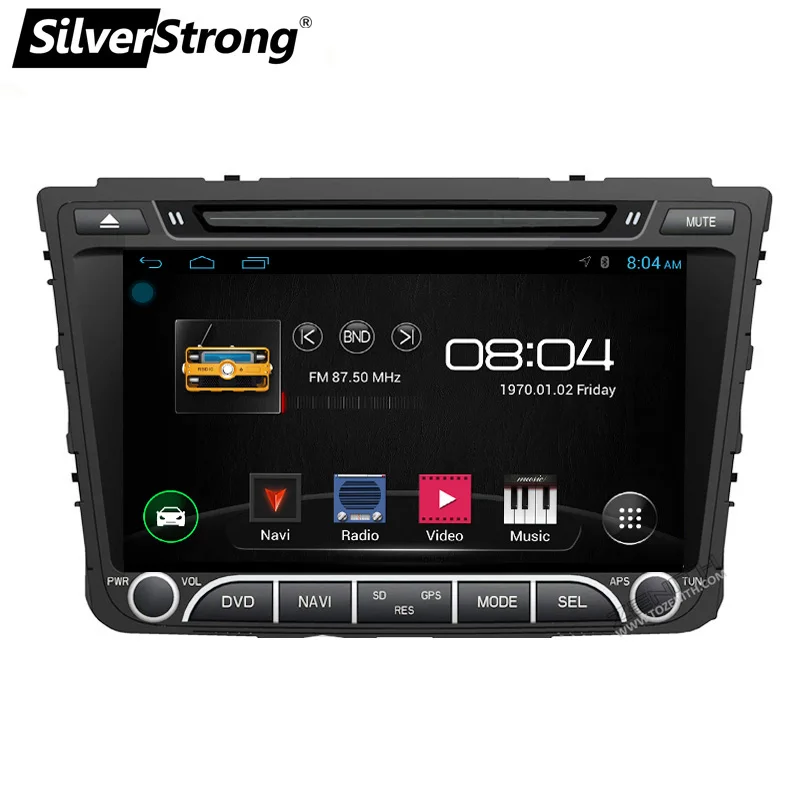 SilverStrong Android8.1 радио Creta автомобильный DVD для hyundai ix25 2Din стерео Android мультимедиа|car