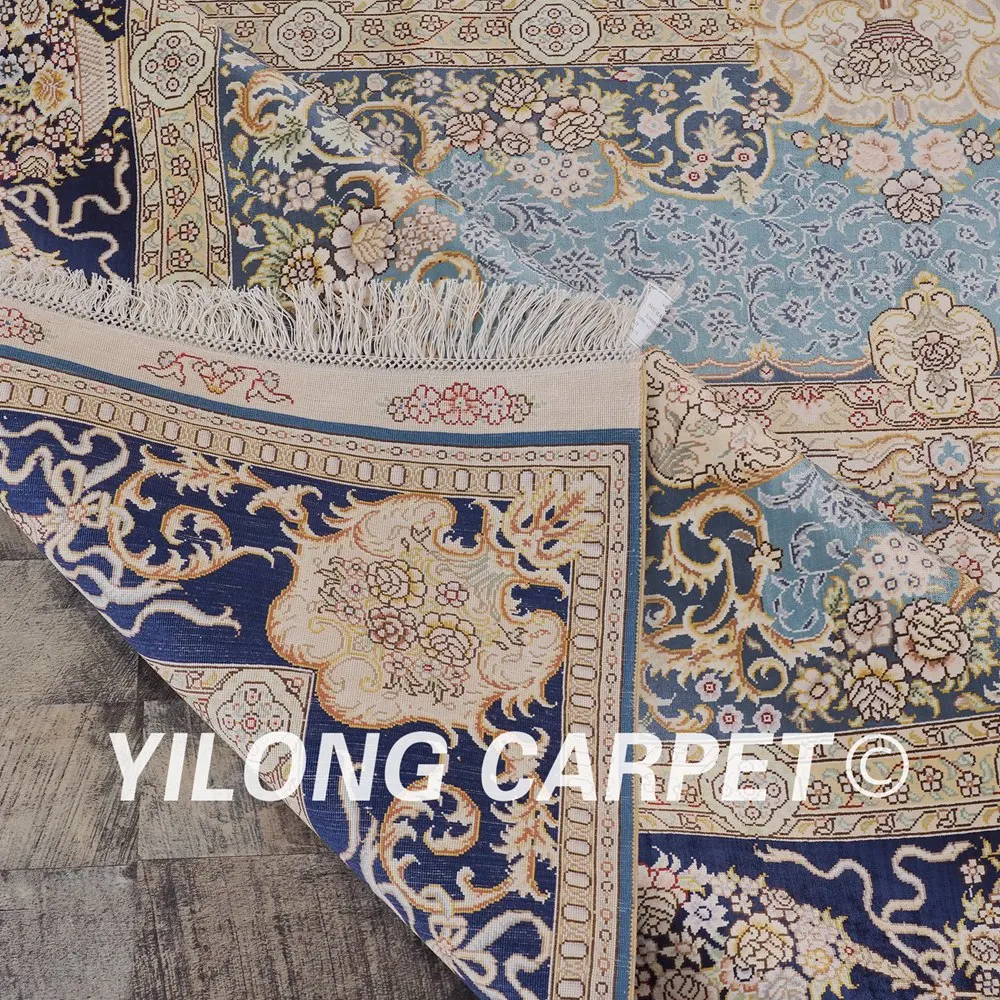 Yilong 5 'x 8' ориенальный Традиционный китайский ковер ручной работы восточные