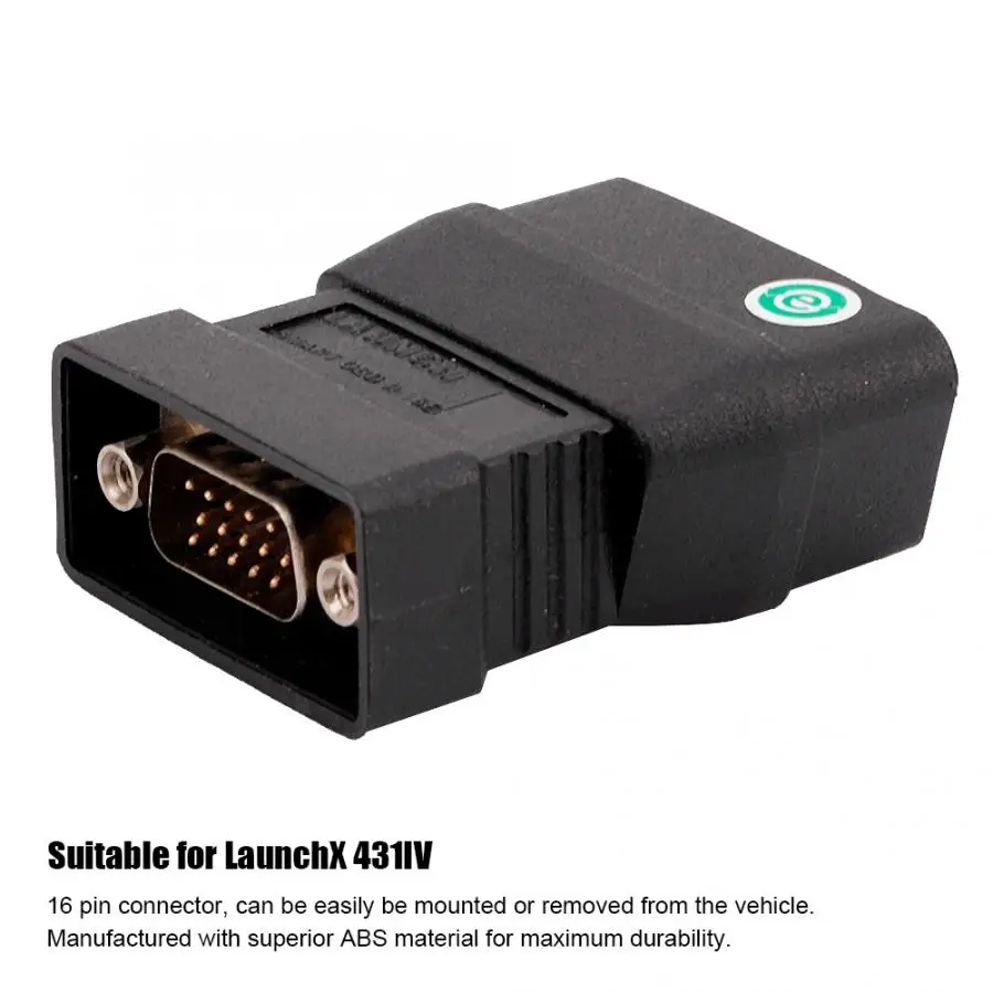 OBD2 OBDII автомобильный диагностический разъем 16 Pin адаптер головка для LaunchX 431IV