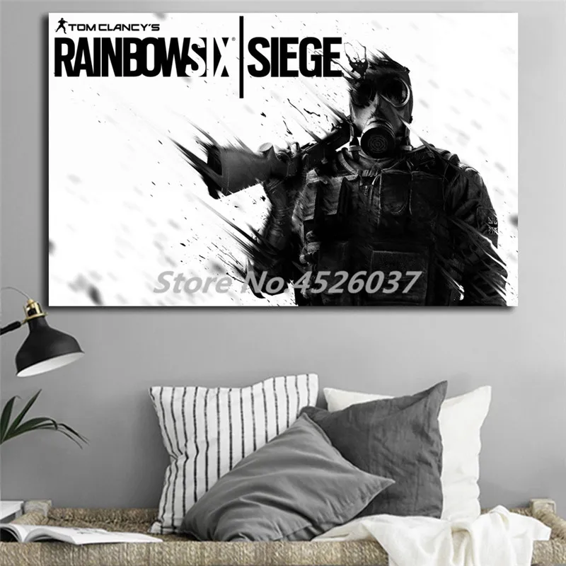 Tom Clancy's Rainbow Six Siege Smoke Ace HD обои художественный холст постер Картина Настенная